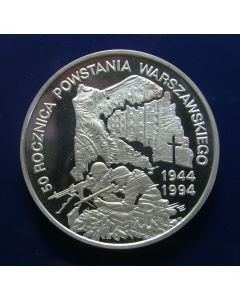 Poland 	 300000 Zlotych	1994	 - Warsaw Uprising 50th Anniversary 