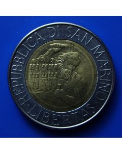 San Marino  500 Lire1994 km# 314  