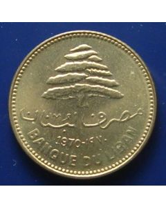 Lebanon 5 Piastres1970km# 25.1  Schön# 28a