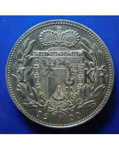 Liechtenstein  Krone1900Y# 2  Schön# 2