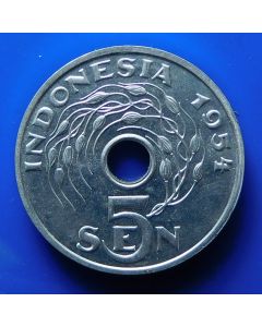 Indonesia 5 Sen1954km# 5  