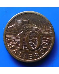 Slovakia 10 Halierov1942km# 1  Schön# 1