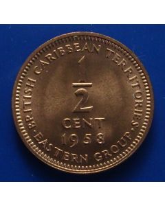 British Caribbean Territories½ Cent1958km# 1  Schön# 1