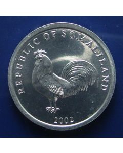 Somaliland 5 Shillings2002 km# 5 