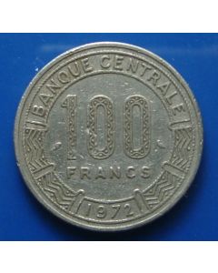 Chad100 Francs1972km# 2  