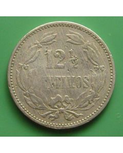 Venezuela  12½ Centimos1896 Y# 28 