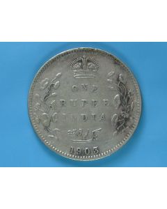 India-British-Colony  Rupee 1903c km#508 