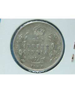 India-British-Colony  Rupee 1904c km#508 