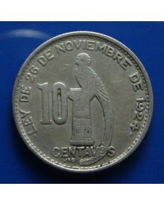 Guatemala  10 Centavos1945km#239.1 