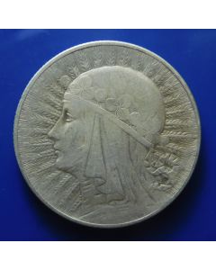 Poland 	 5 Zlotych	1933	 - Queen Jadwiga 
