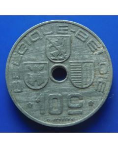 Belgium 	 10 Centimes	1943	Léopold III (BELGIQUE-BELGIE) km# 125