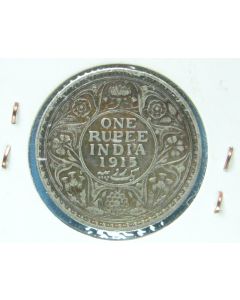 India-British-Colony  Rupee 1915c km#524 