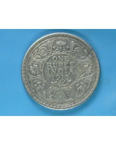 India-British-Colony  Rupee 1919b km#524 