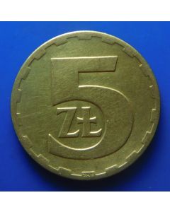 Poland 	 5 Zlote	1976