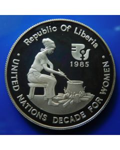 Liberia  10 Dollars 1985 