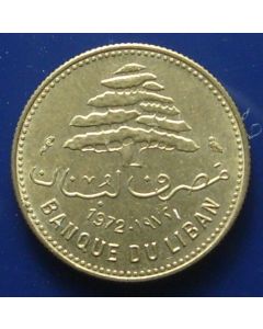 Lebanon 5 Piastres1972km# 25.2   Schön# 28b