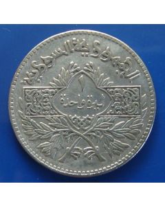 Syria  Lira1950km#85 - Silver