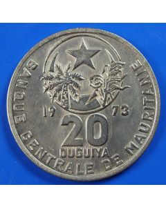 Mauritania 20 Ouguiya1973 km# 5  