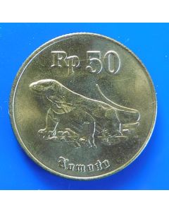 Indonesia 50 Rupiah1996km# 52