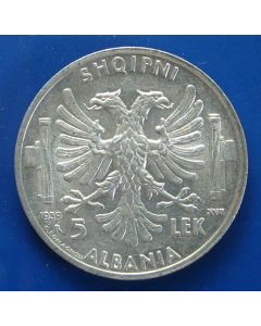 Albania   5 Lek1939km# 33   Schön# 33