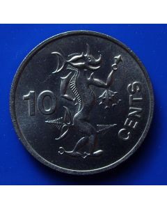 Solomon Islands 	 10 Cents	1977	  - Sea spirit