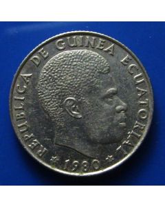 Equatorial Guinea 5 Bipkwele	1980  T.N. Nkogo