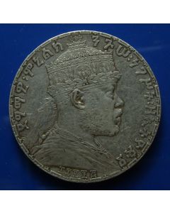 Ethiopia Birr 1895 - Silver - Manelik ll