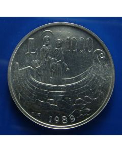 San Marino  1000 Lire1989 km# 240 