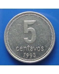 Argentina  5 Centavos1993km# 109a.1    Schön# 109