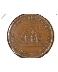 New Brunswick   Halfpenny1843km# 1 