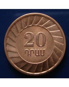 Armenia 20 Dram2003km# 93   Schön# 54    unc