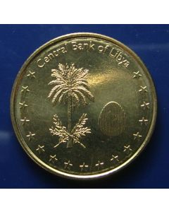 State of Libya 	 ¼ Dinar	2014	 Garland 