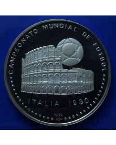 Carib.C.	 5 Pesos	1989	- Colosseum - Silver / Proof
