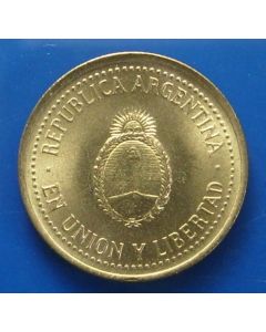 Argentina 	 10 Centavos	1992	 - Argentine arms - unc