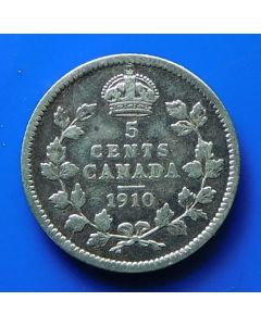 Canada 5 Cents1910km# 13  Schön# 10.3