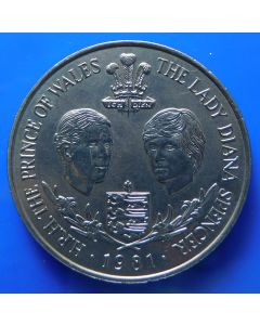 Guernsey  25 Pence1981 km# 36  Schön# 38b