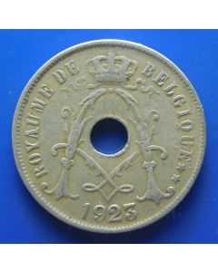 Belgium 	 25 Centimes	1923	Albert I (French text)  km# 68.1
