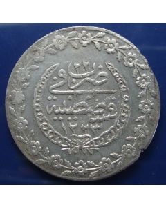 Ottoman Empire 5 Kurush - AH1223/22 (1829AD)