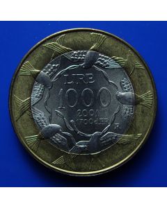 San Marino 1000 Lire2001 km# 430 