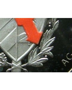 Carib.C.	 5 Pesos	1993	 - Type lll - Postal Steamship - Proof / Silver