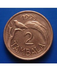 Malawi  2 Tambala1995km# 34  