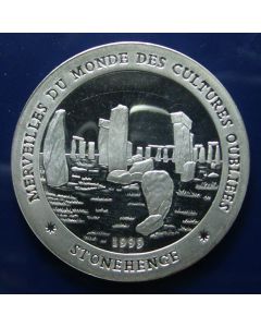 Chad	1000 Francs	1999	 Stonehenge - Proof / Silver