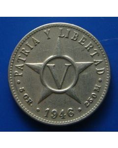 Carib.C. km# 11.3 5 Centavos1946