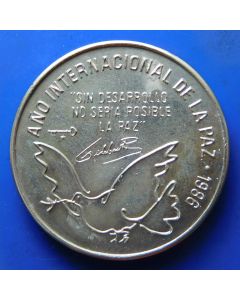 Cuba  Peso	1986	 International Peace Year 