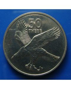 Botswana 	 50 Thebe	1976	 - African Fish Eagle – proof