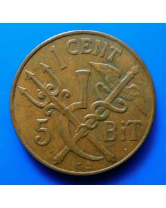 Danish West Indies  Cent1905 km# 75 Schön# 2