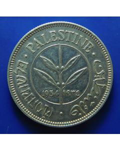Palestine 	 50 Mils	1934	