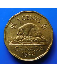 Canada 5 Cents1942km# 39  Schön# 33