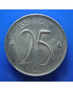 Belgium 	 25 Centimes	1965	  Belgique  – Baudouin I (French text)