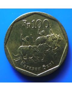 Indonesia 100 Rupiah1991km# 53 